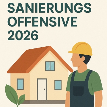 Sanierungsoffensive 2026: Start im November - Jetzt informieren!