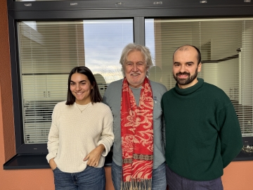 v.l.n.r. Isabella Hollweck, Otto Strauss, David Dorfner