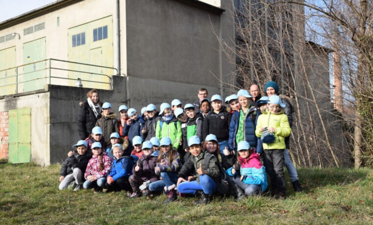 16. Feb. 2016 VS Mitterndorf besucht Pottendorfer Wasserkraftwerk