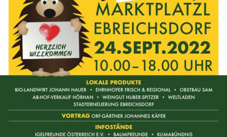 September 2022: Einladung zum „Natur im Garten“-Fest in Ebreichsdorf