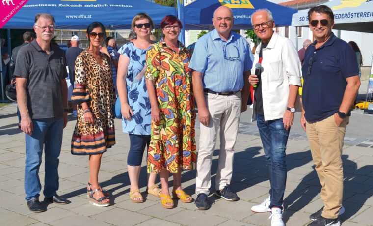August 2022: Kaiserwetter bei der eNu-Energie-Tour 2022 in Seibersdorf