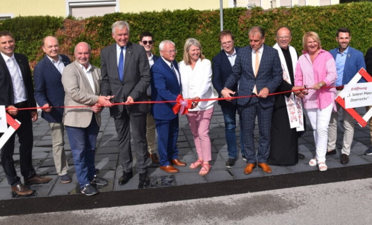 August 2022: Erster Solar(park)platz Österreichs in der KEM-KLAR!-Gemeinde Teesdorf eröffnet!