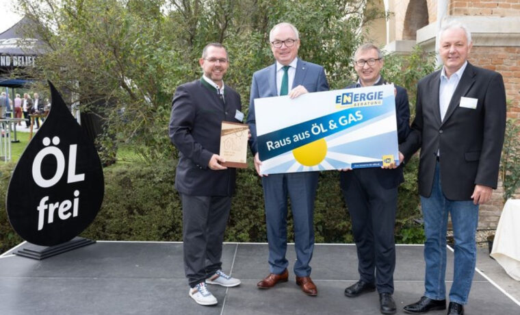 September 2022: Raus aus Öl und Gas: Pottendorf erhielt Auszeichnung!