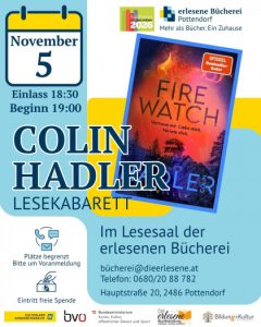 Lesekabarett mit Colin Hadler